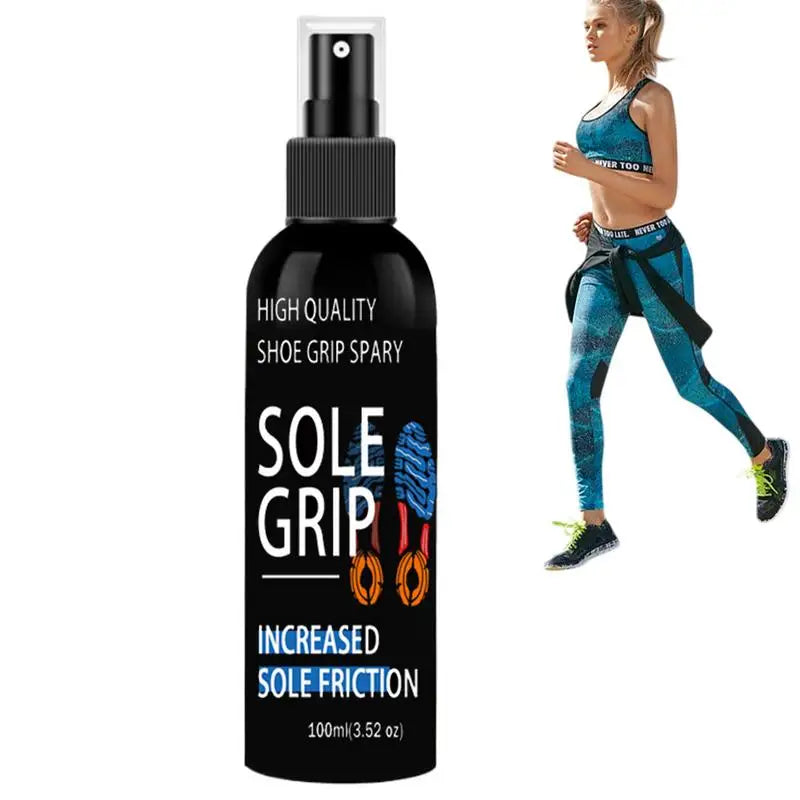 Basketball Shoe Grip Spray 100Ml Sports Shoe Sole Bottom Grip Spray Sports Grip Enhancement Shoe Traction Enhancer