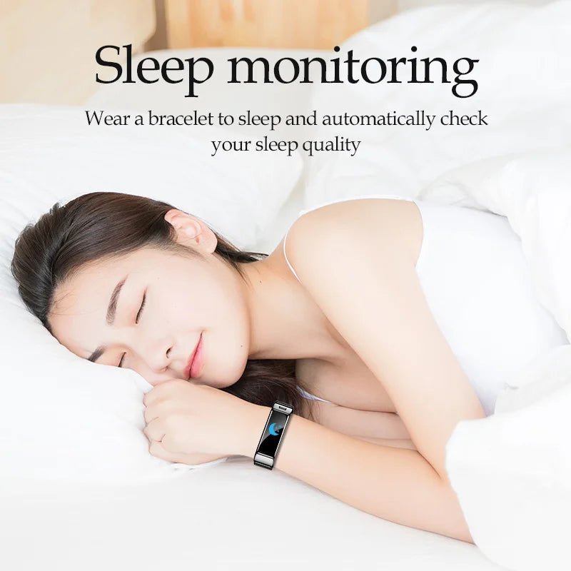 B6 Smart Sports Bracelet Bluetooth Headset Color Screen Sports Monitoring Multi-Function Call 2In1 Detachable Watch Headset