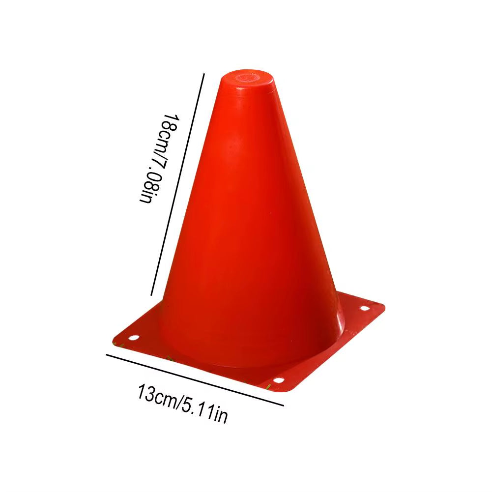 10 Pcs Soccer Marker Cones Football Marking Cup Portable Lightweight Kate Marker Cones Roller Soccer Training Equipment