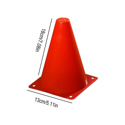 10 Pcs Soccer Marker Cones Football Marking Cup Portable Lightweight Kate Marker Cones Roller Soccer Training Equipment