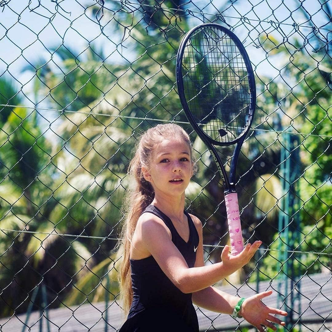 Tennis Racket Grip Tape (6 Grips) Precut & Dry Feel Tennis Grip Designer Overgrip for High Performance