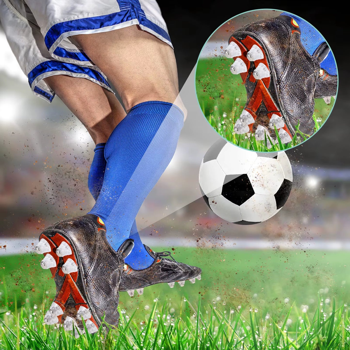 12Pcs Football Boots Studs Professional Sport Replacing Equipment 13Mm 16Mm Shoes Stud Replace Part Sport Fitting