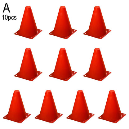 10 Pcs Soccer Marker Cones Football Marking Cup Portable Lightweight Kate Marker Cones Roller Soccer Training Equipment