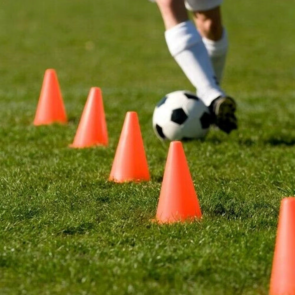 10 Pcs Soccer Marker Cones Football Marking Cup Portable Lightweight Kate Marker Cones Roller Soccer Training Equipment