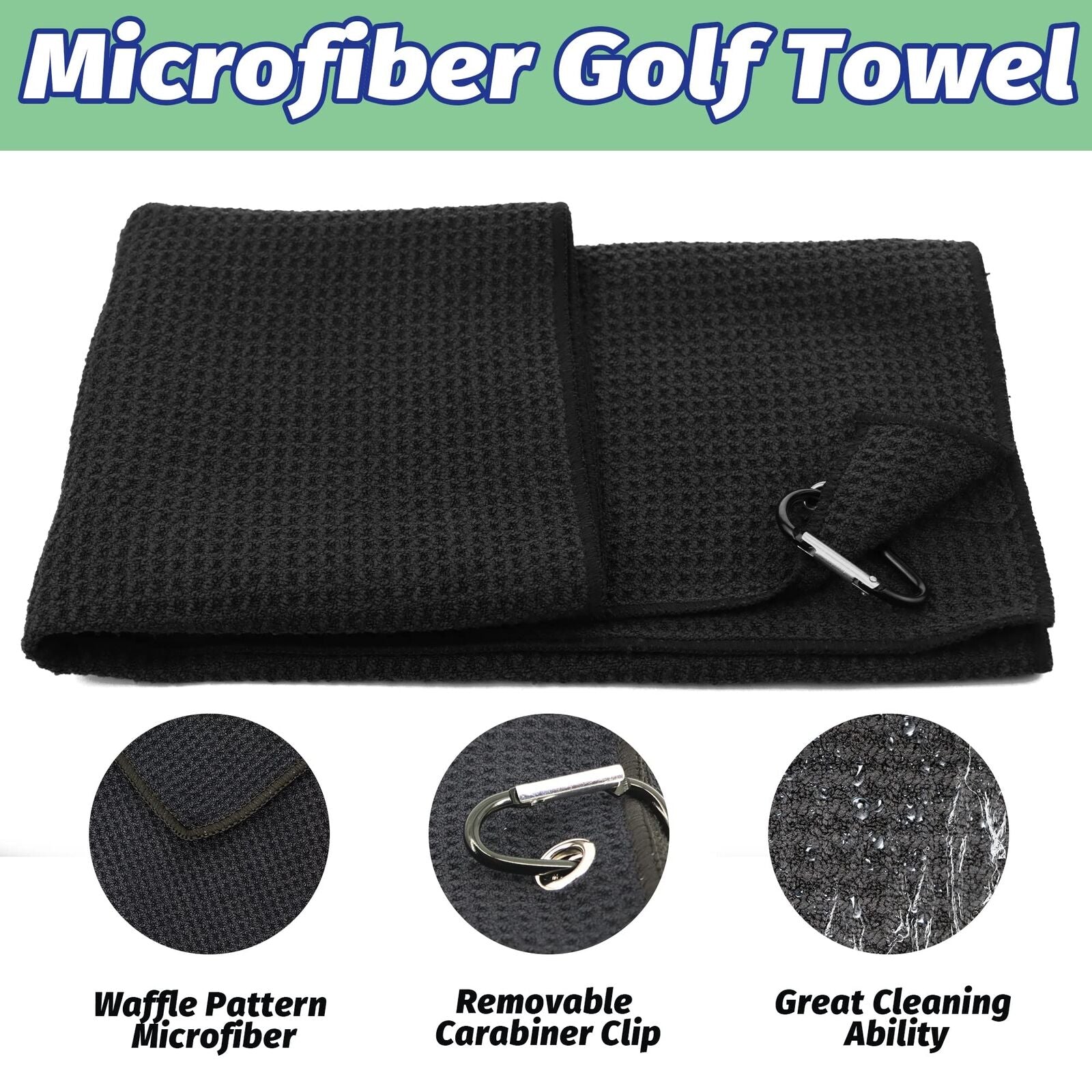 Golf Essentials Kit, 29 in 1 Golf Club Cleaning Kit - Golf Towel, Golf Club B...
