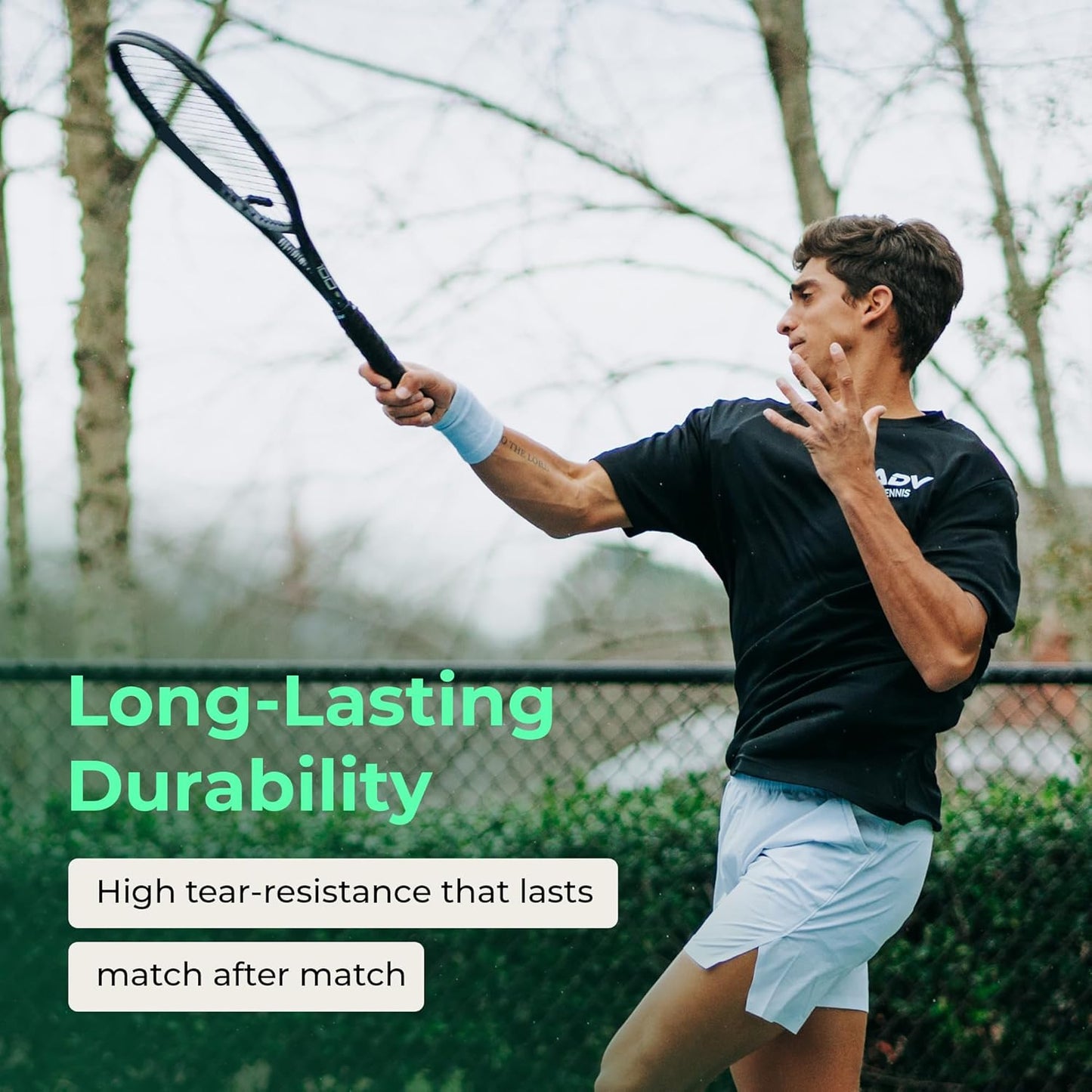 ADV Dry Tennis Overgrip Tape - 3, 12, 30, 60 Pack - Felttac Tennis Racket Grip Tape - Ultra Absorbent Tennis Grip Tape - Comfort Tennis Racket Grips - Tennis Grips Overgrip