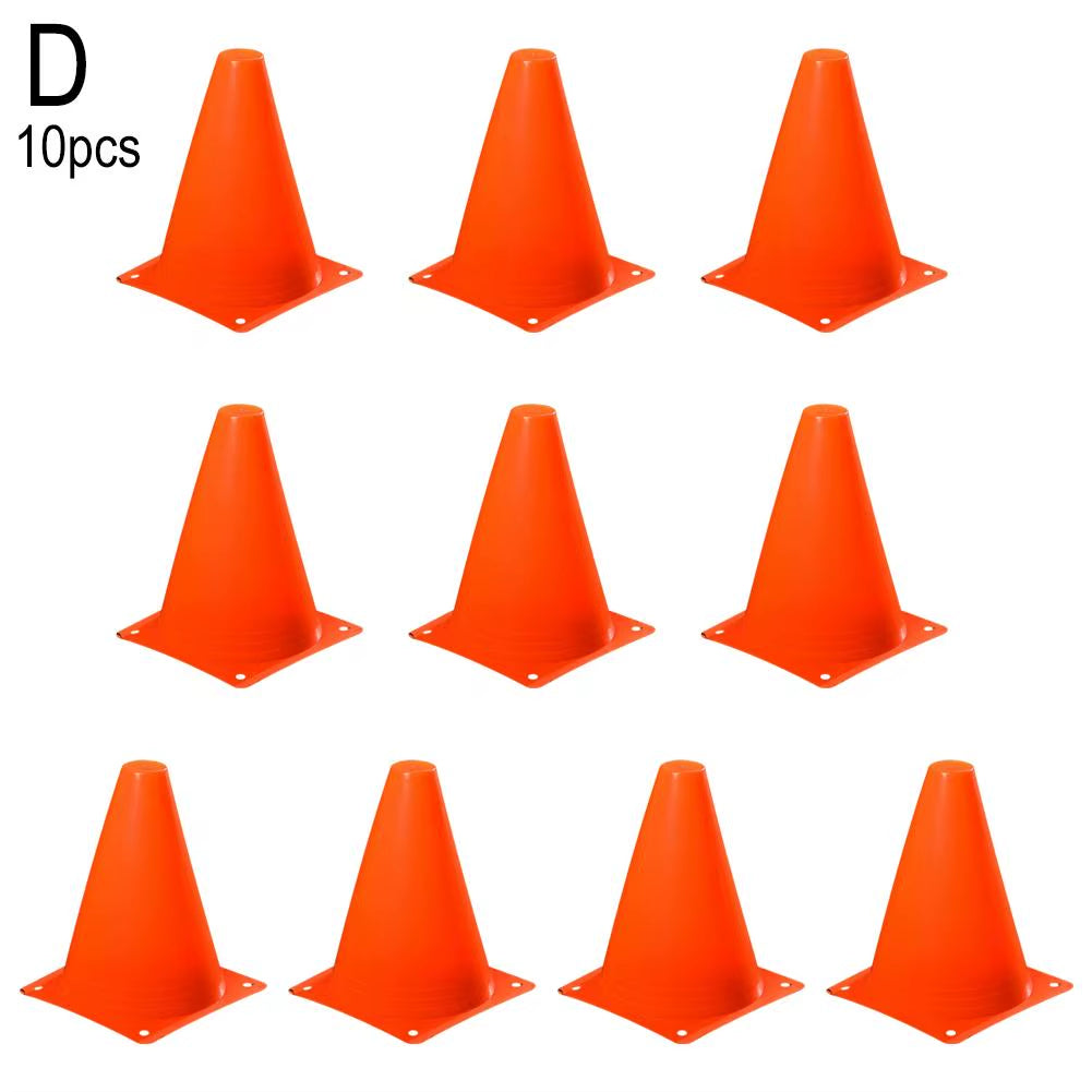 10 Pcs Soccer Marker Cones Football Marking Cup Portable Lightweight Kate Marker Cones Roller Soccer Training Equipment
