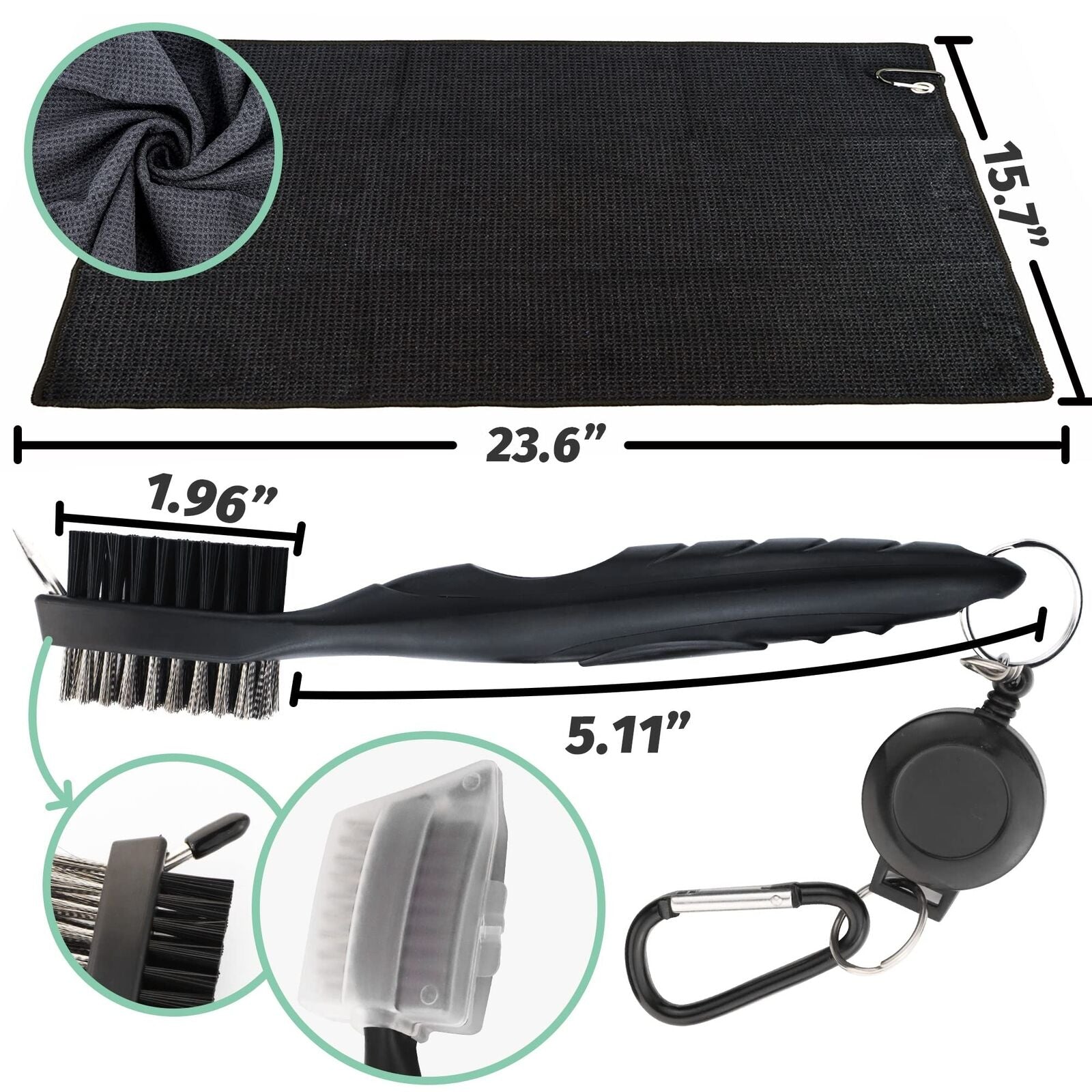 Golf Essentials Kit, 29 in 1 Golf Club Cleaning Kit - Golf Towel, Golf Club B...