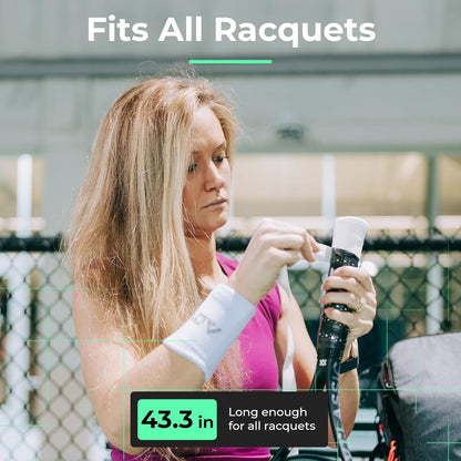 ADV Dry Tennis Overgrip Tape - 3, 12, 30, 60 Pack - Felttac Tennis Racket Grip Tape - Ultra Absorbent Tennis Grip Tape - Comfort Tennis Racket Grips - Tennis Grips Overgrip