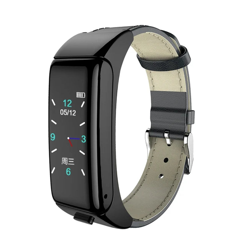 B6 Smart Sports Bracelet Bluetooth Headset Color Screen Sports Monitoring Multi-Function Call 2In1 Detachable Watch Headset