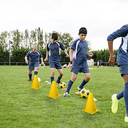 10 Pcs Soccer Marker Cones Football Marking Cup Portable Lightweight Kate Marker Cones Roller Soccer Training Equipment