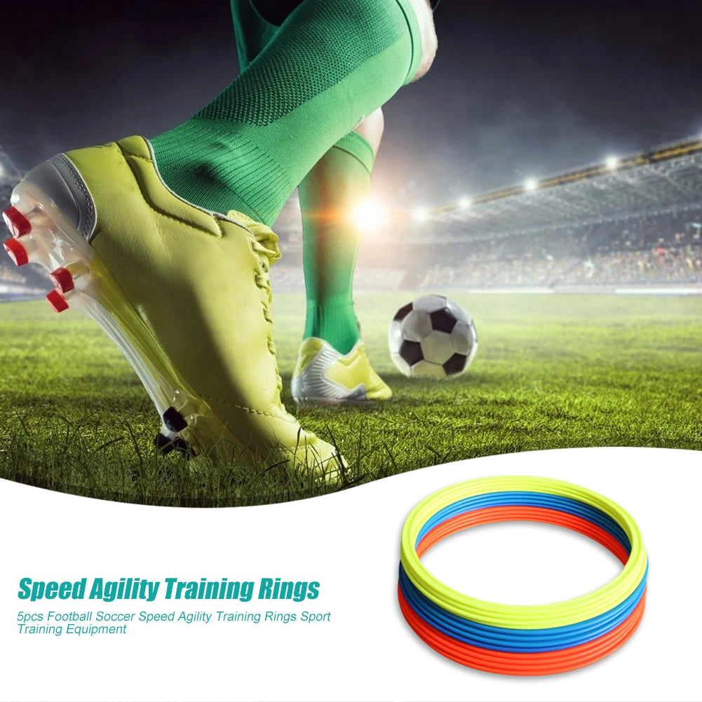 5X Football Soccer Speed Agility Training Rings Training Equipment 30Cm 40Cm Dia