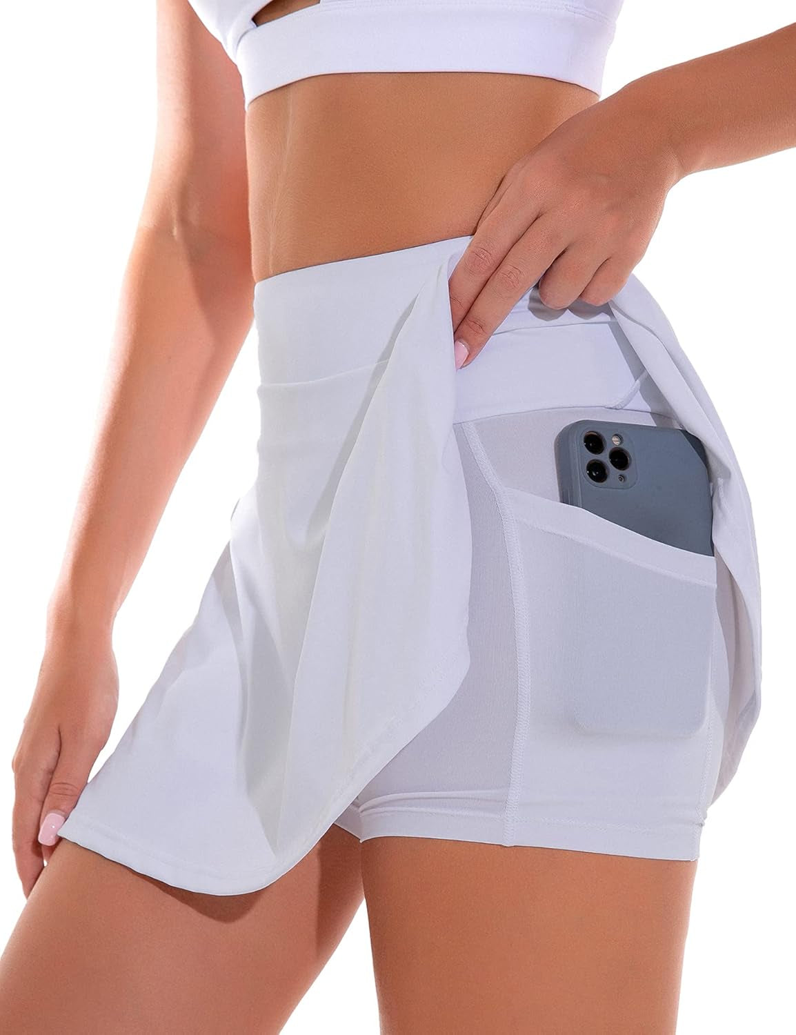 Tennis Skirts with Pockets for Women High Waisted Golf Workout Sports Athletic Skorts