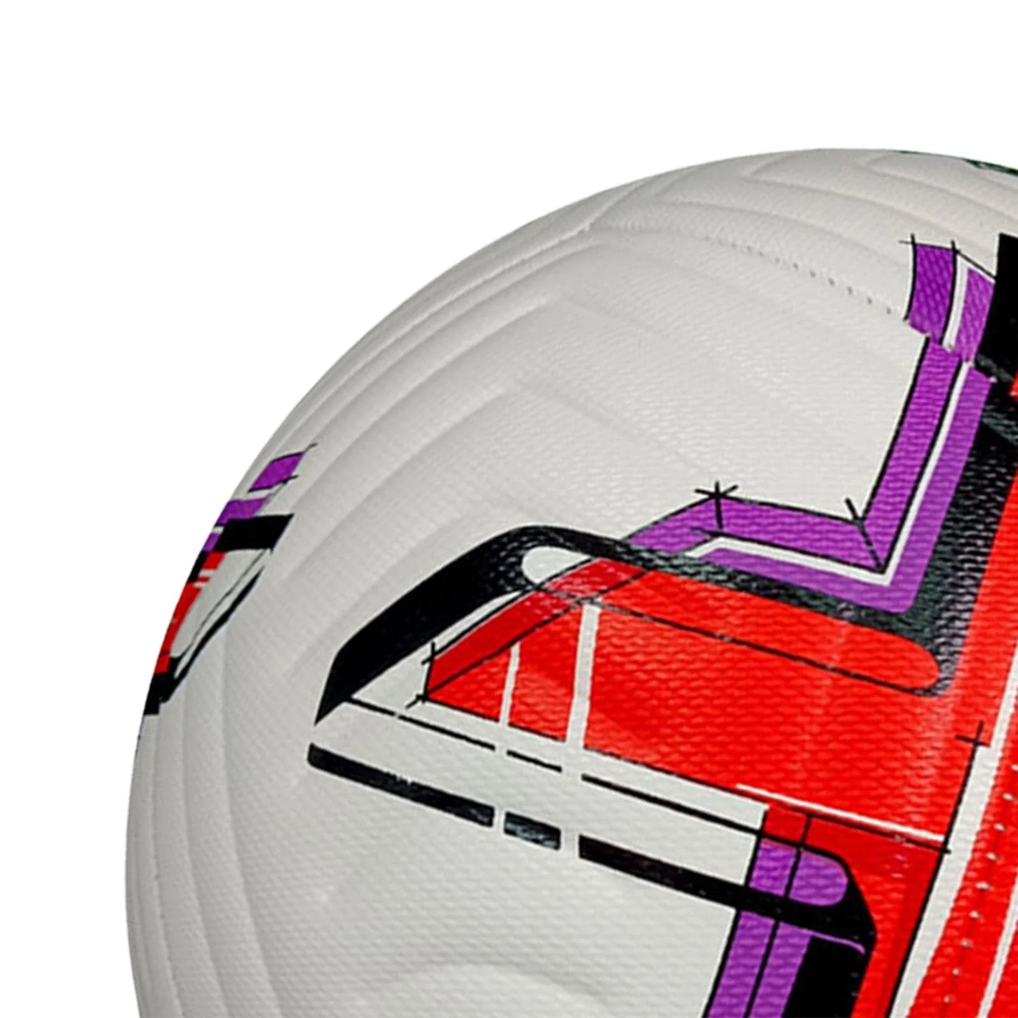 Soccer Ball Size 5 Training Ball Lightweight Soccer Training Equipment Ball Official Match Ball Football for Game Competition School , Red