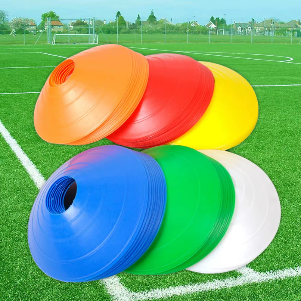 10Pcs 19Cm Football Training Sports Saucer Cones Marker Discs Soccer Entertainment Sports Accessories