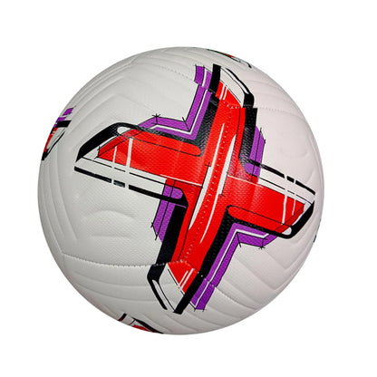 Soccer Ball Size 5 Training Ball Lightweight Soccer Training Equipment Ball Official Match Ball Football for Game Competition School , Red