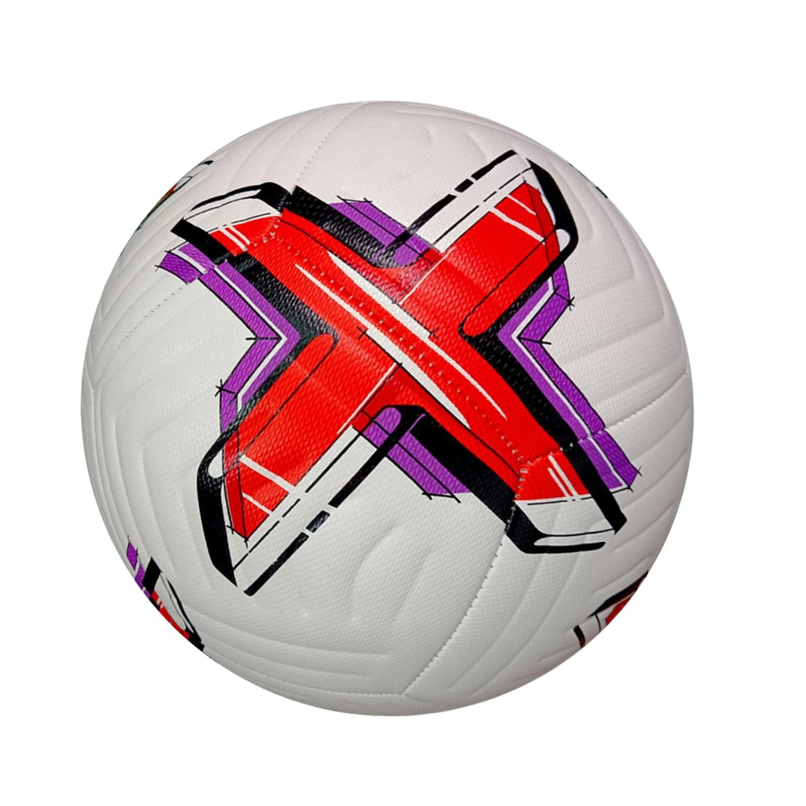 Soccer Ball Size 5 Training Ball Lightweight Soccer Training Equipment Ball Official Match Ball Football for Game Competition School , Red