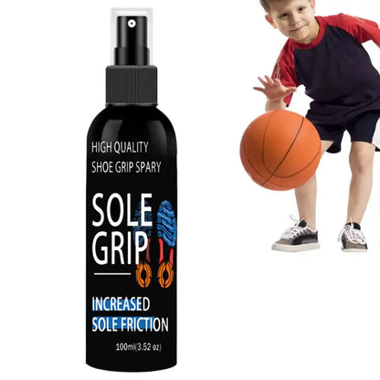 Basketball Shoe Grip Spray 100Ml Sports Shoe Sole Bottom Grip Spray Sports Grip Enhancement Shoe Traction Enhancer