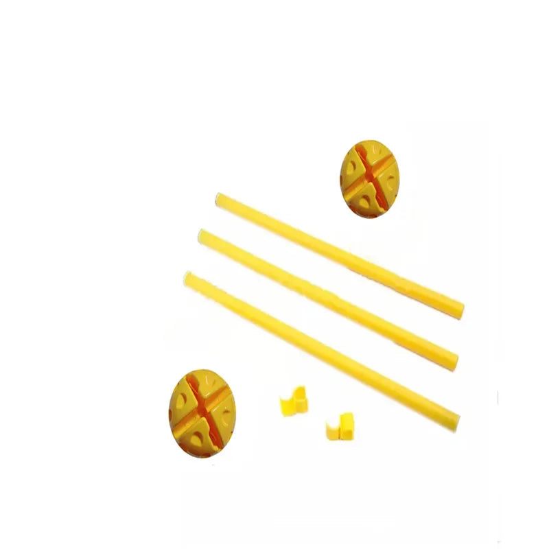 Football Training Marking Pole Non-Slip Three-Section Foldable Logo Pole Base Set Portable Soccer Training Equipment Accessory