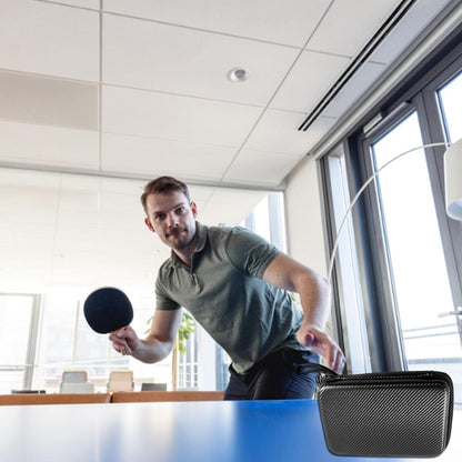 Table Tennis Racket Case, Hard Shell, Black, 29 * 19.5 * 5Cm/11.42 * 7.68 * 1.97Inch, Holds 2 Rackets & 7 Balls