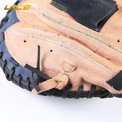 Professional Baseball Glove Leather Baseball Catcher Glove 12.5 Left Hand Practice Equipment Softball Training Catcher Gloves