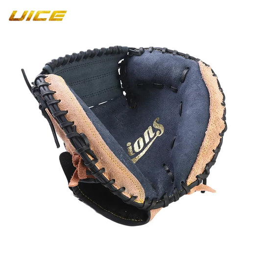 Professional Baseball Glove Leather Baseball Catcher Glove 12.5 Left Hand Practice Equipment Softball Training Catcher Gloves